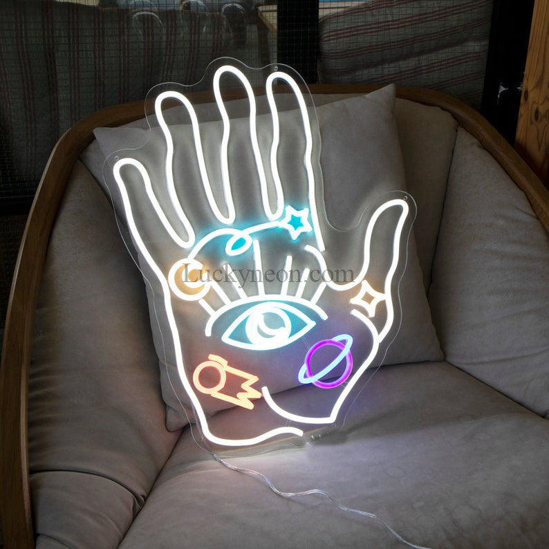 Hand Neon Sign