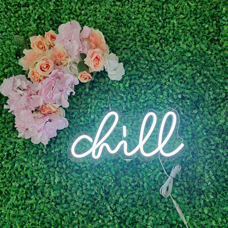Chill Led Neon Sign, Chill Neon Led Sign, Chill Neon Wall Light – LUCKYNEON