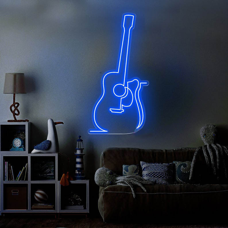 Guitar Neon Sign