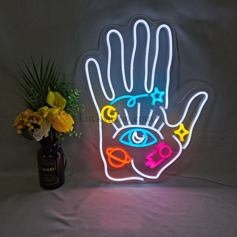 Hand Neon Sign