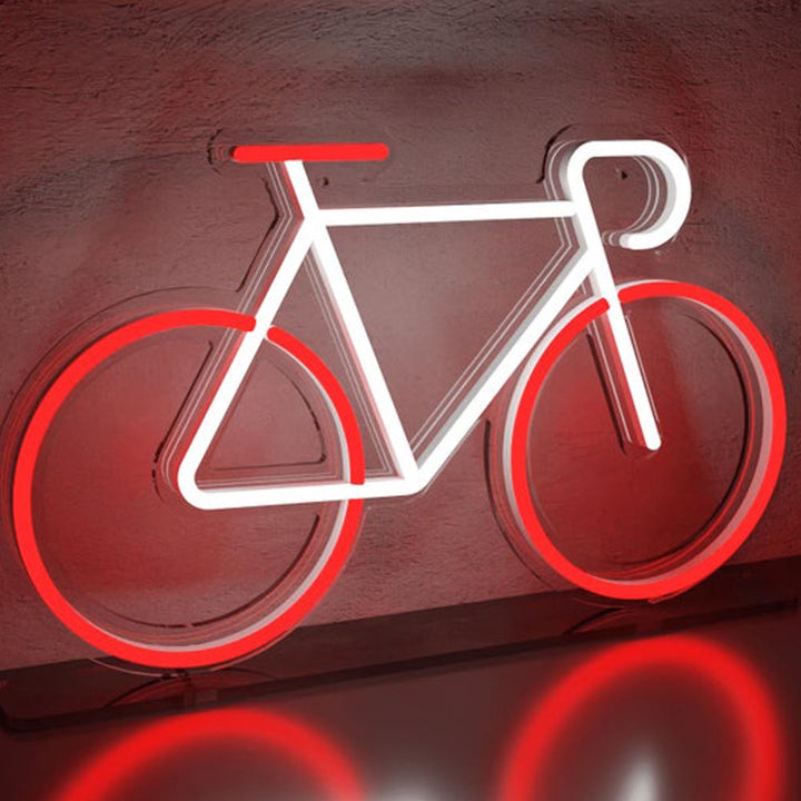 Bike Led Neon Sign Bicycle LED Sign Bicycle Rental Neon Sign LUCKYNEON