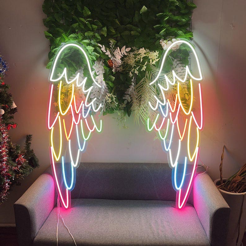 Angel Wings LED Neon Sign