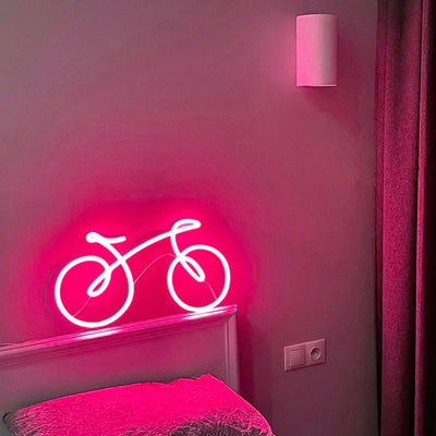 Bike neon sign, bike neon light sign, bike Led neon
