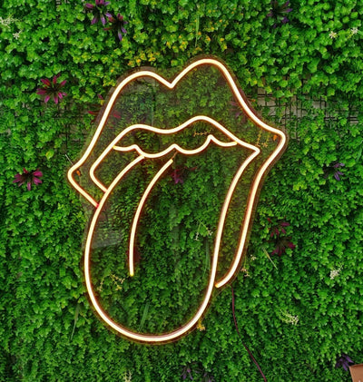 Tongue Lips Neon Sign 