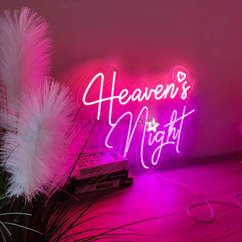 Heaven's Night Neon Sign