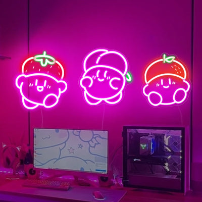 Kirby Neon Sign | Anime Neon Sign | Japanese Neon Sign | Kirby LED Sign