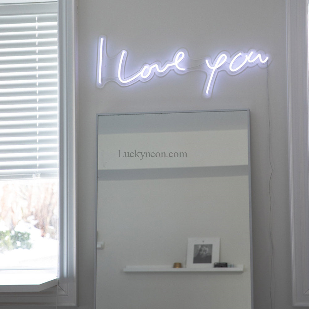 I Love You LED Neon Sign