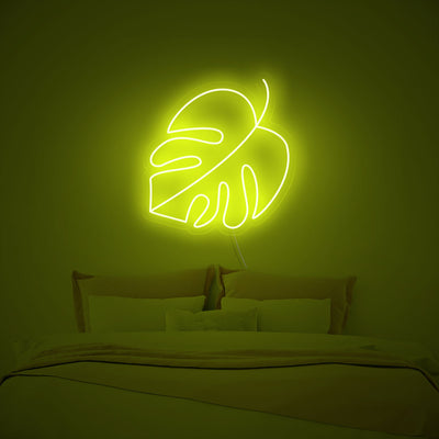 Monstera Leaf LED Neon Sign