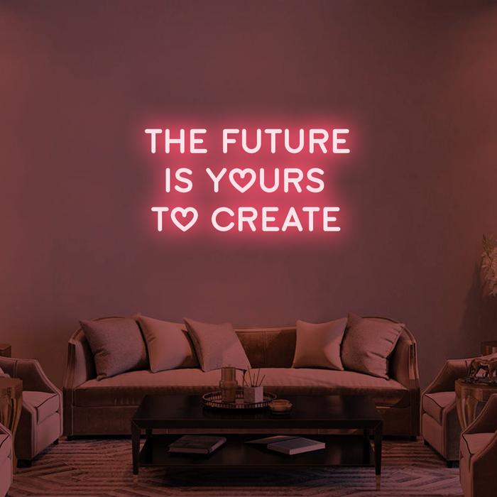 The Future Is Yours To Create-Light Pink
