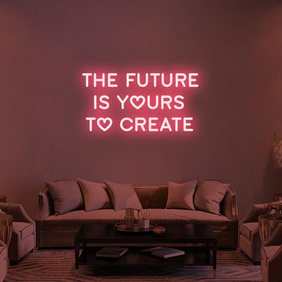 The Future Is Yours To Create-Light Pink