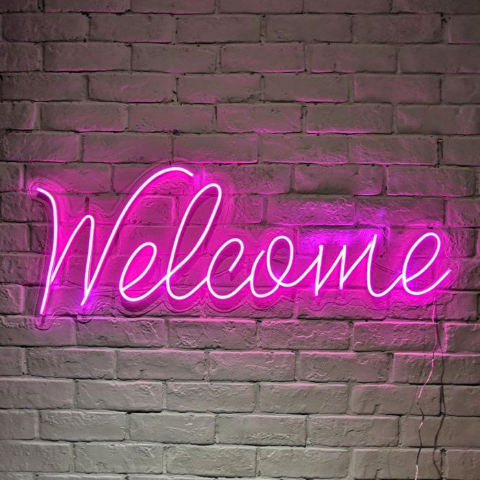 Welcome LED Light Neon Sign for Business, Bars, Coffee Shop Welcome LED Light Neon Sign for Business, Bars, Coffee Shop