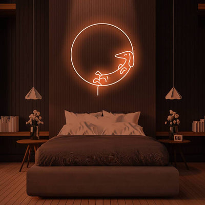 Dog Decoration Flex Silicone LED Neon Sign 