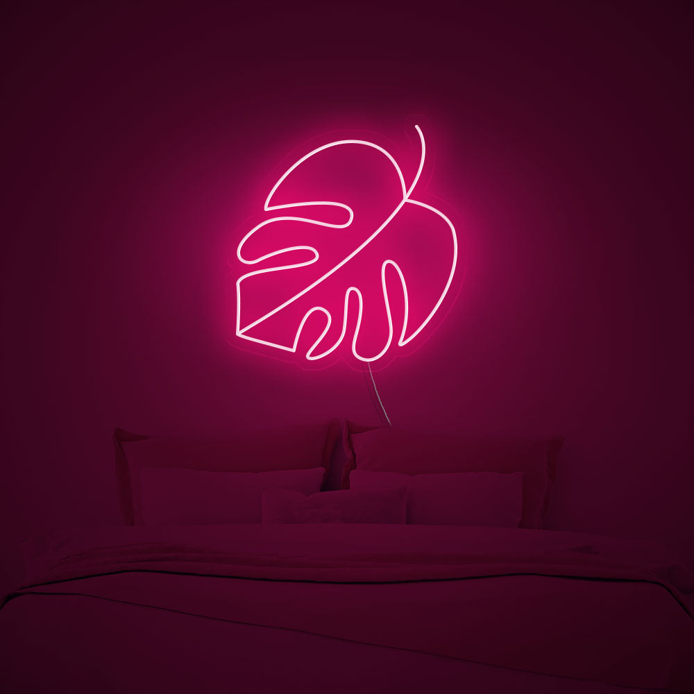 Monstera Leaf LED Neon Sign