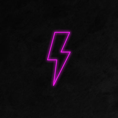  Pink Neon Light Lightning Bolt Led Neon Sign Wall Light