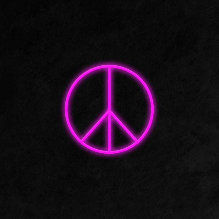 Peace neon light discount