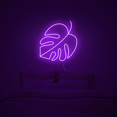 green neon plant leaf monstera bedroom | Aesthetic room decor, Plant aesthetic