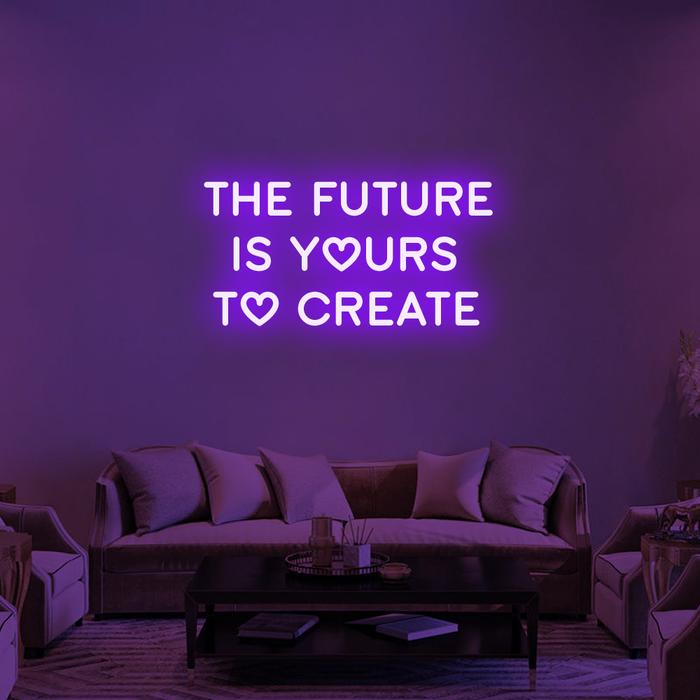 The Future Is Yours To Create-Purple