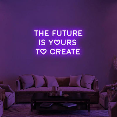 The Future Is Yours To Create-Purple