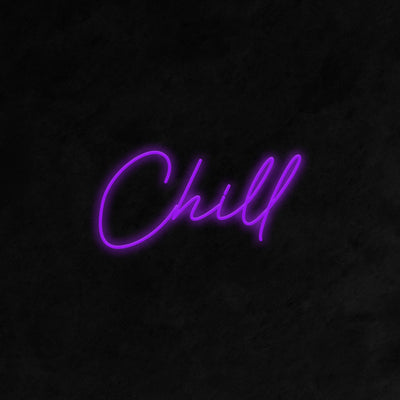 Chill Led Neon Sign, Chill Neon Led Sign, Chill Neon Wall Light,