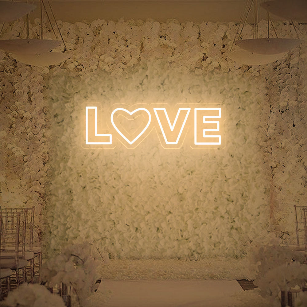 Love wall LED neon sign for wall decoration kids room decoration wedding decoration