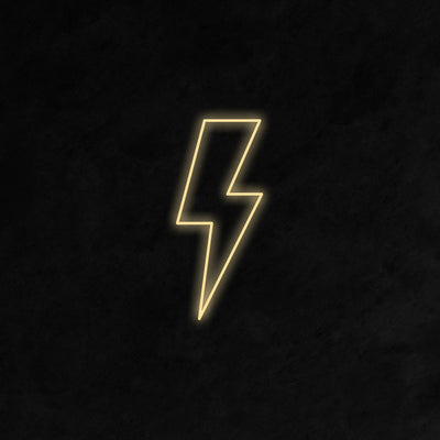  Lightning Bolt Neon Signs,Creative LED Lightning Decor Light Neon Sign,