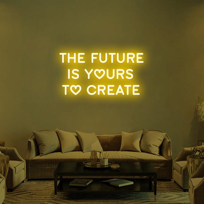 The Future Is Yours To Create-Yellow